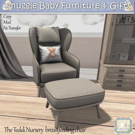 Second Life Marketplace The Teddi Nursery breastfeeding chair